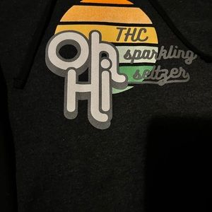 Oh high, Thc seltzer hoodie. No size tags but fits like a medium/large